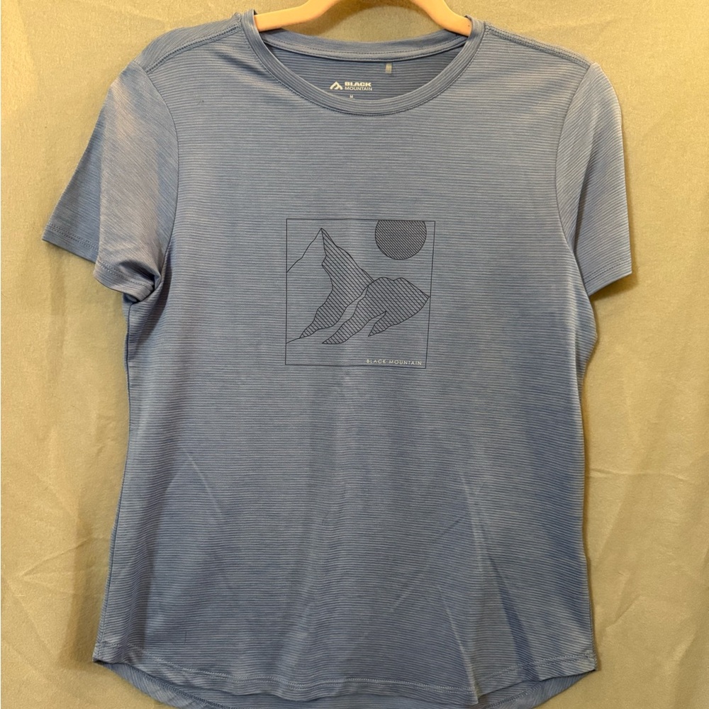 Woman Grey Short Sleeve Tee Shirt medium